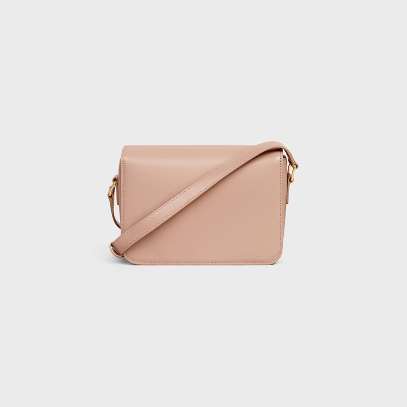 Celine BOLSO TEEN TRIOMPHE DE PIEL DE BECERRO BRILLANTE Grandes ahorros