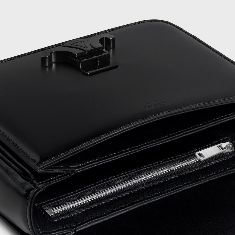 Celine Bolso Teen Triomphe de piel de becerro brillante Rebajas de fin de temporada