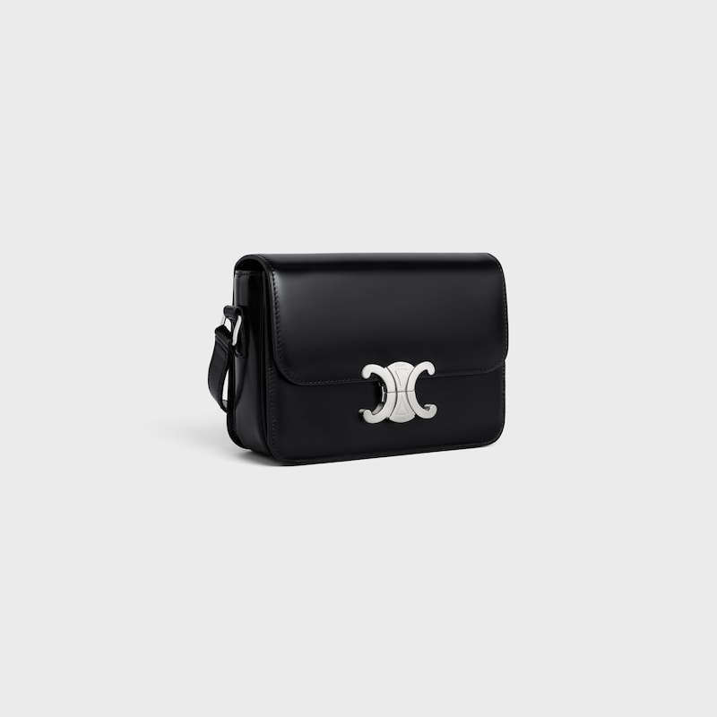 Celine BOLSO TEEN TRIOMPHE DE PIEL DE BECERRO BRILLANTE Precio ultrabajo