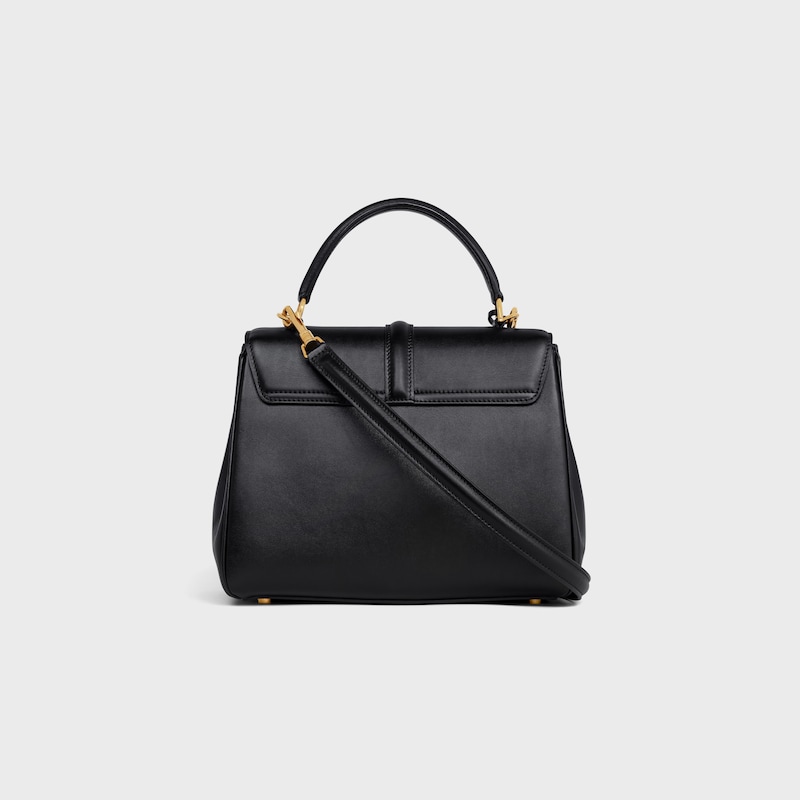 Celine Bolso 16 pequeño de piel de becerro satinada 2025