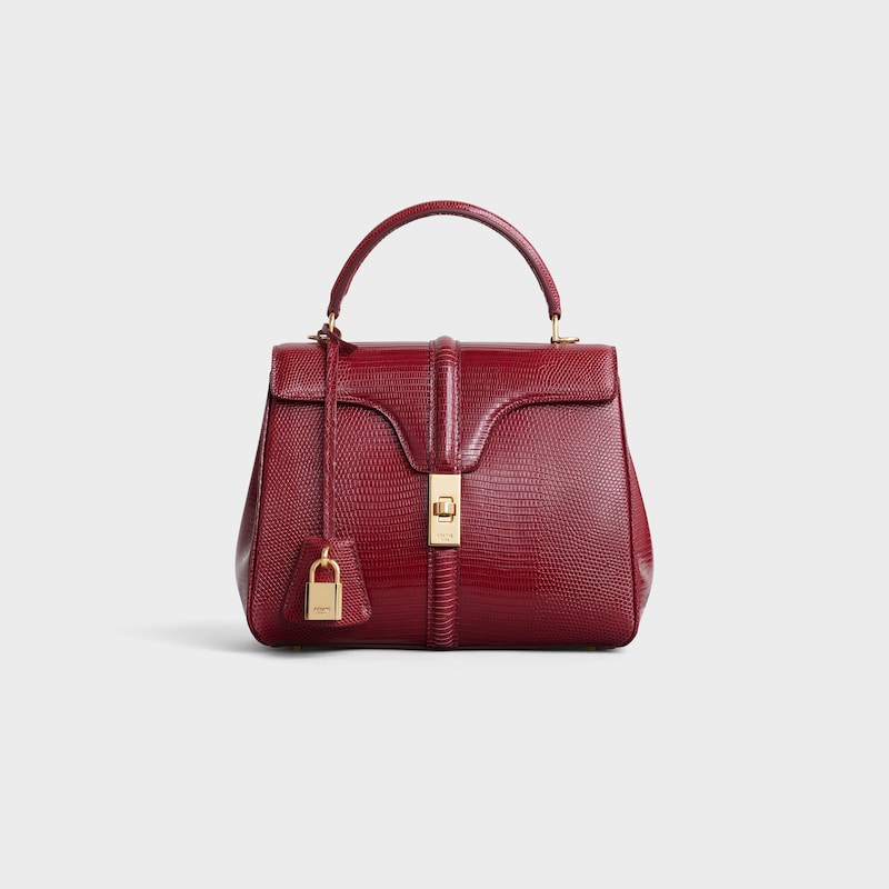 Celine Bolso 16 pequeño de piel de lagarto