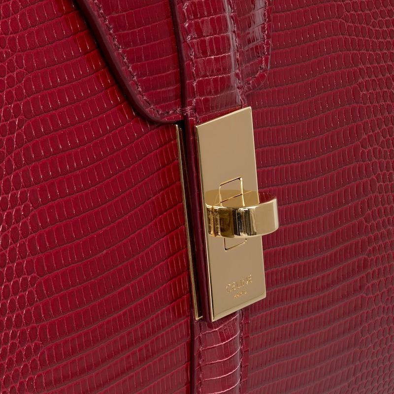 Celine Bolso 16 pequeño de piel de lagarto En línea