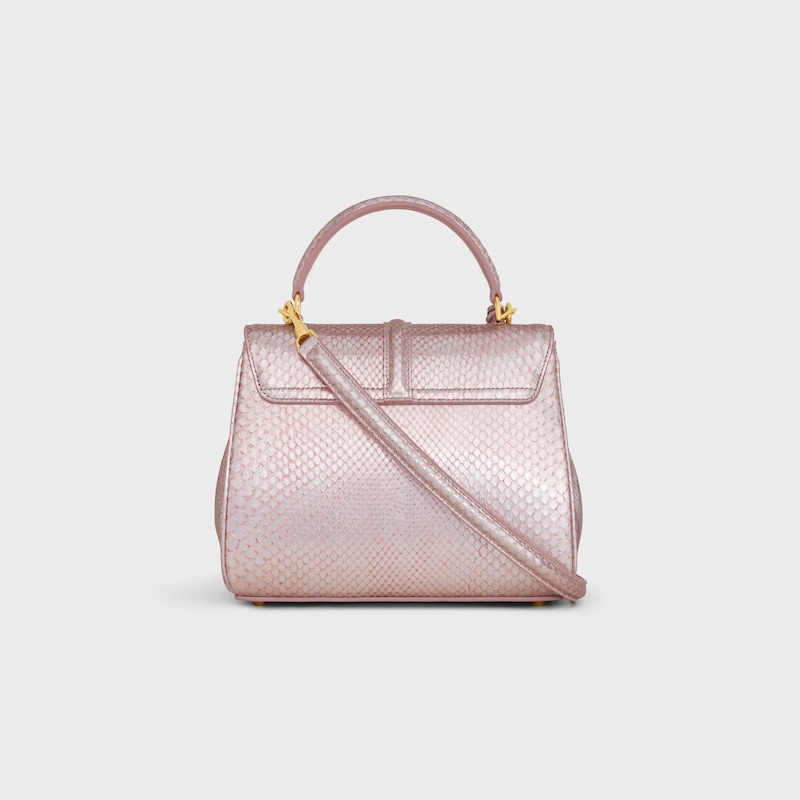 Celine BOLSO 16 PEQUEÑO DE PIEL DE PITÓN NACARADA Outlet