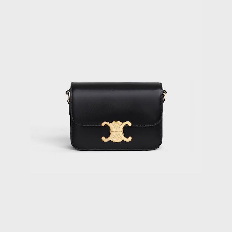 Celine Bolso Teen Triomphe de piel de becerro brillante