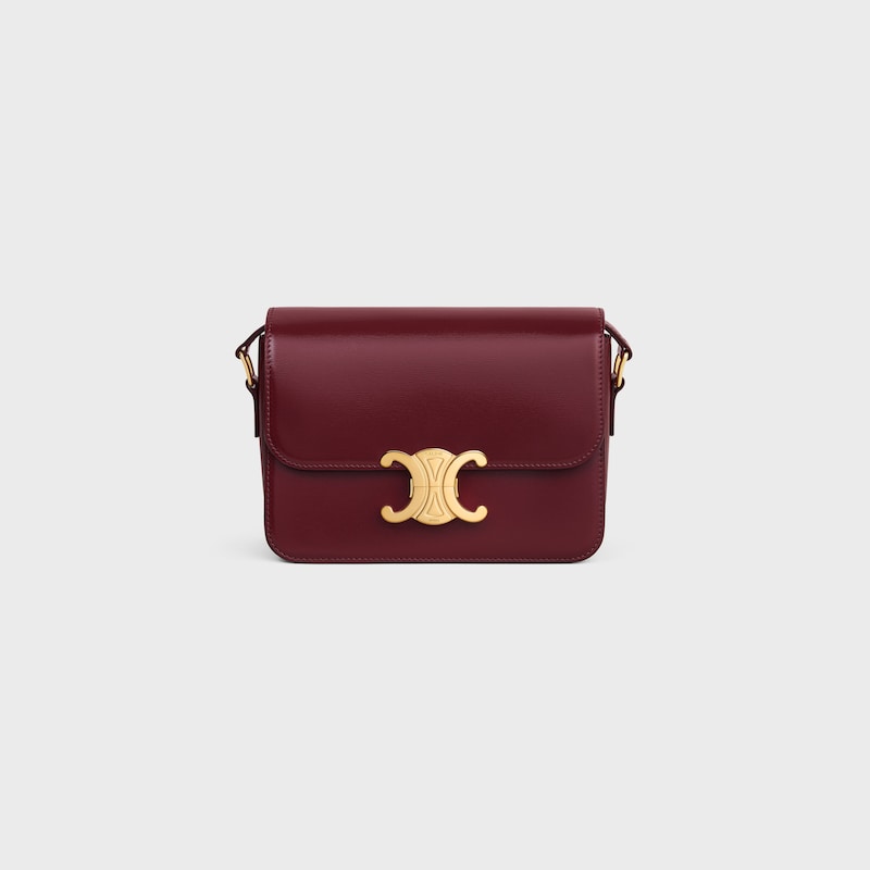 Celine BOLSO TEEN TRIOMPHE DE PIEL DE BECERRO BRILLANTE