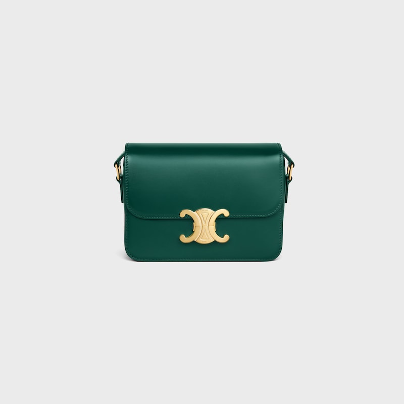 Celine BOLSO TEEN TRIOMPHE DE PIEL DE BECERRO BRILLANTE