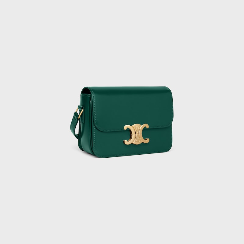 Celine BOLSO TEEN TRIOMPHE DE PIEL DE BECERRO BRILLANTE Oferta especial de fábrica