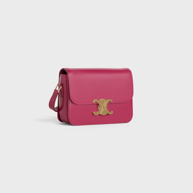 Celine Bolso Teen Triomphe de piel de becerro brillante Promoción trimestral