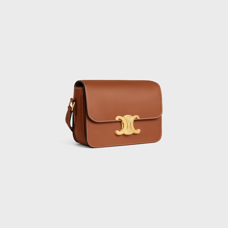 Celine BOLSO TEEN TRIOMPHE DE PIEL DE BECERRO NATURAL Solo queda un día