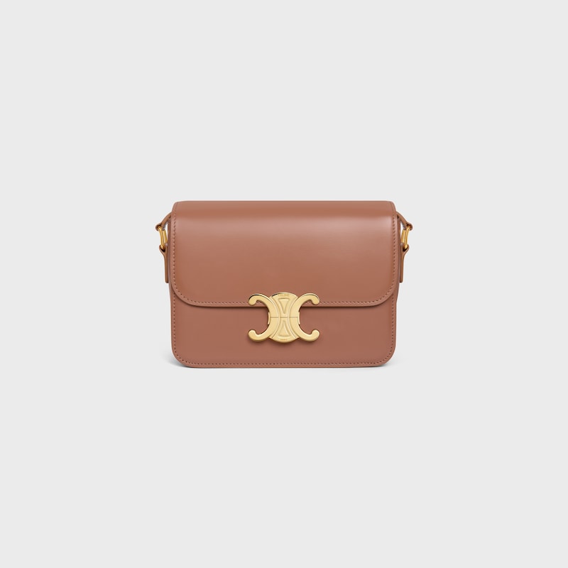 Celine Bolso Teen Triomphe de piel de becerro brillante