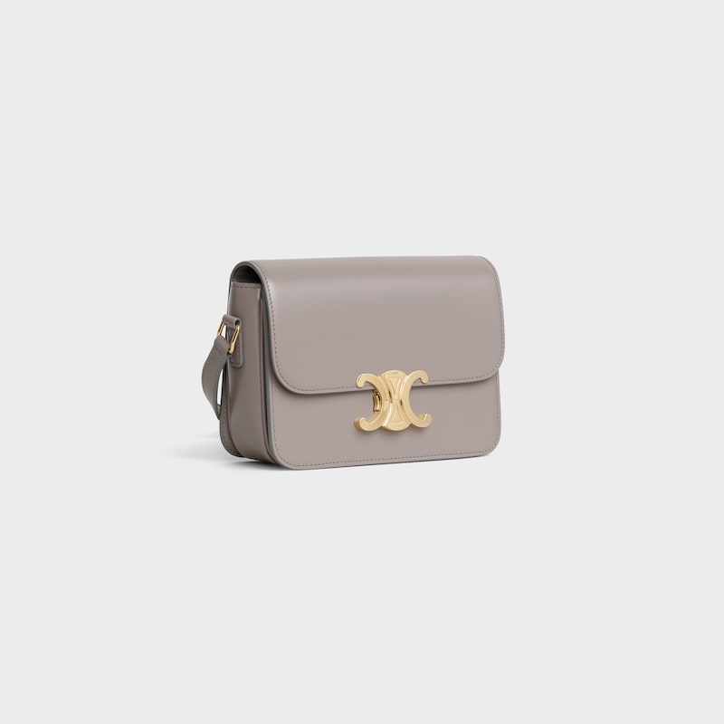 Celine Bolso Teen Triomphe de piel de becerro brillante Grandes descuentos