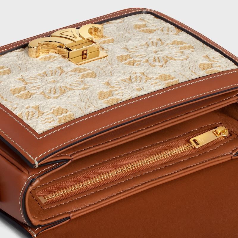 Celine BOLSO TEEN TRIOMPHE DE TEJIDO CON EFECTO RAFIA CON BORDADOS TRIOMPHE En oferta