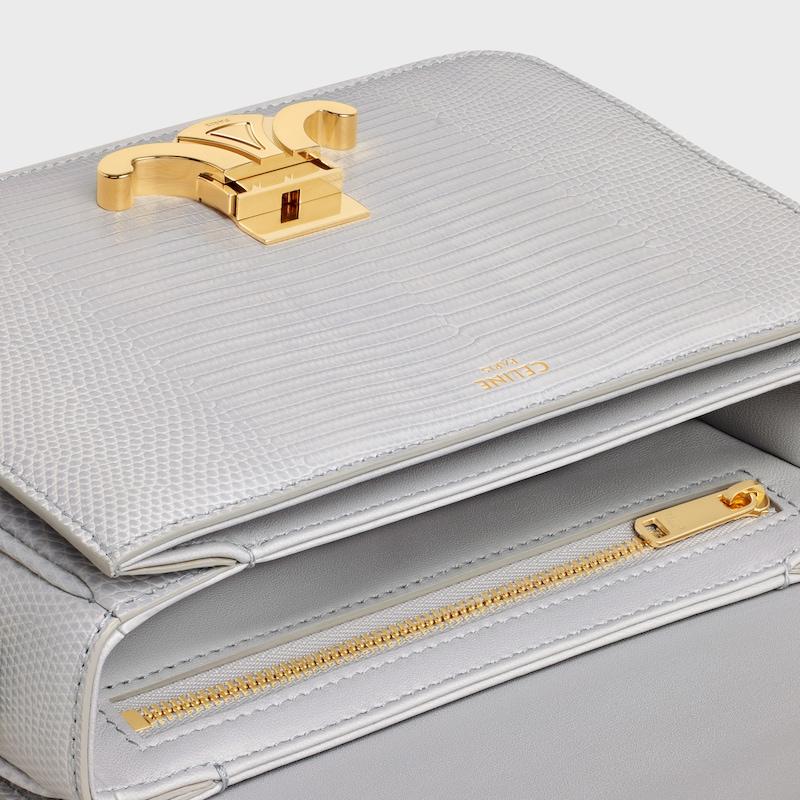 Celine BOLSO TEEN TRIOMPHE DE PIEL DE LAGARTO Última moda