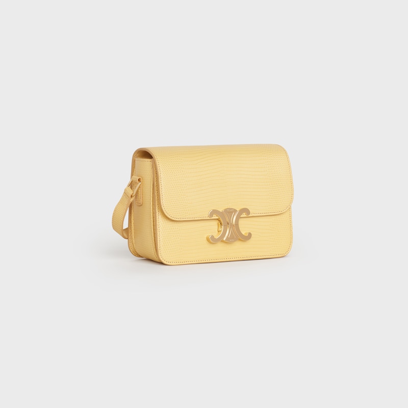 Celine Bolso Teen Triomphe de piel de lagarto Descuento por venta flash
