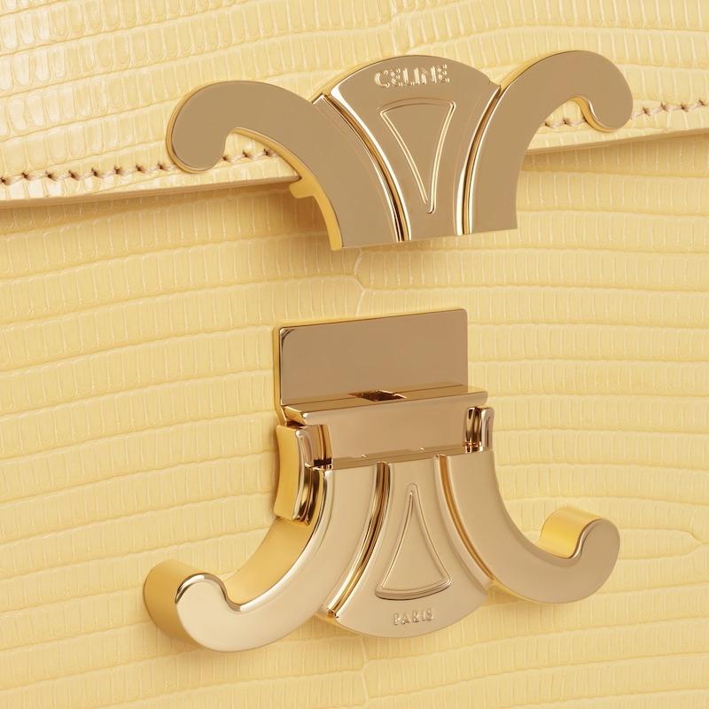 Celine Bolso Teen Triomphe de piel de lagarto Descuento por venta flash