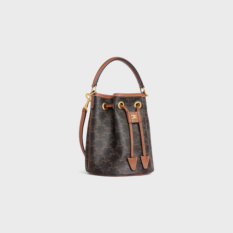 Celine BOLSO TEEN CLARA DE LONA TRIOMPHE Y PIEL DE BECERRO Ofertas de temporada