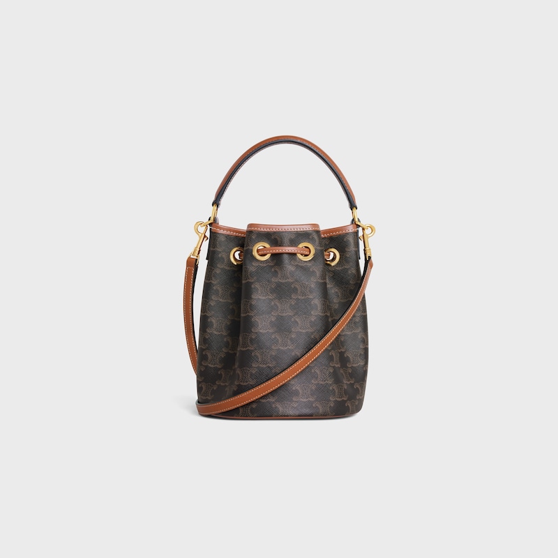 Celine BOLSO TEEN CLARA DE LONA TRIOMPHE Y PIEL DE BECERRO Ofertas de temporada