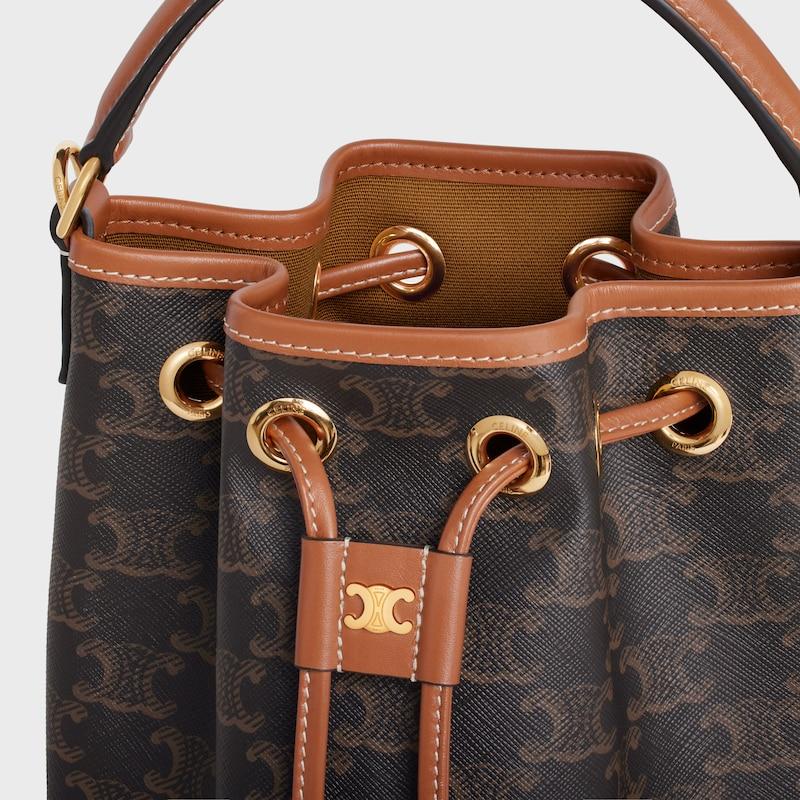 Celine BOLSO TEEN CLARA DE LONA TRIOMPHE Y PIEL DE BECERRO Ofertas de temporada