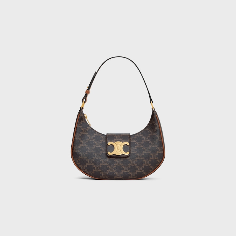 Celine BOLSO AVA TRIOMPHE MEDIANO DE LONA TRIOMPHE Y PIEL DE BECERRO