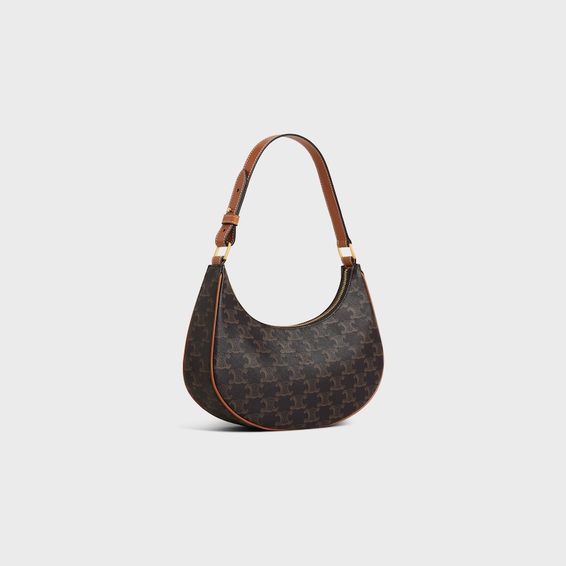 Celine BOLSO AVA DE LONA TRIOMPHE Y PIEL DE BECERRO Venta caliente