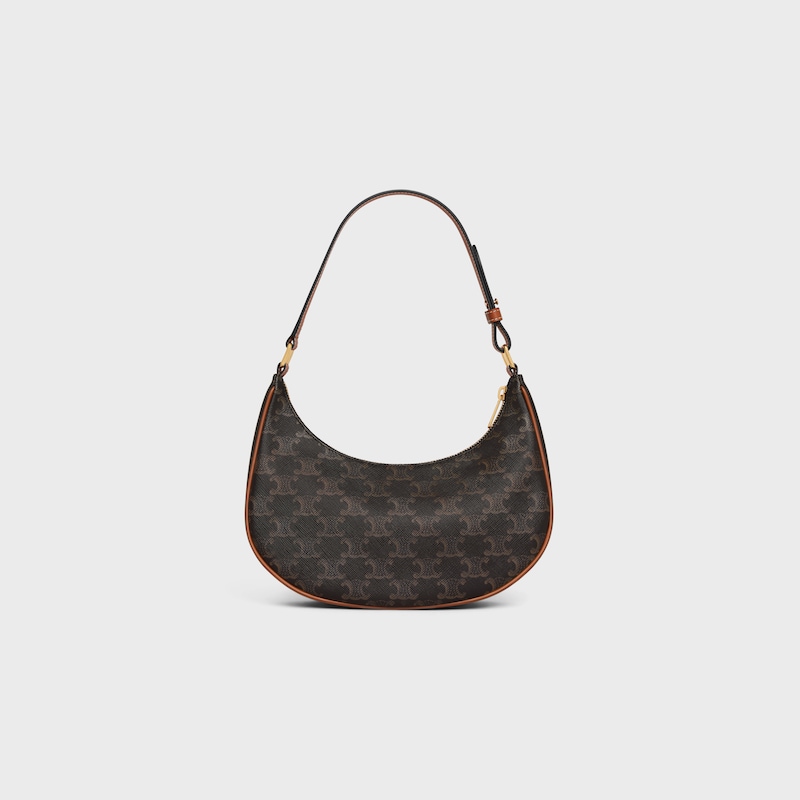 Celine BOLSO AVA DE LONA TRIOMPHE Y PIEL DE BECERRO Venta caliente