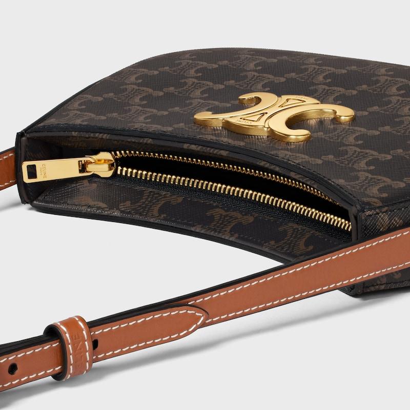 Celine BOLSO TILLY MEDIANO DE LONA TRIOMPHE Y PIEL DE BECERRO Ventas relámpago