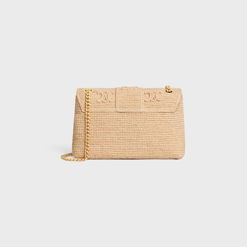 Celine BOLSO VICTOIRE CELINE MEDIANO DE RAFIA CON BORDADOS TRIOMPHE Descuento