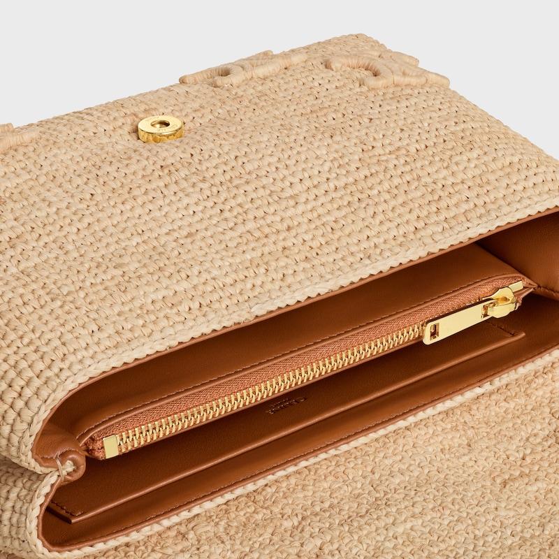 Celine BOLSO VICTOIRE CELINE MEDIANO DE RAFIA CON BORDADOS TRIOMPHE Descuento