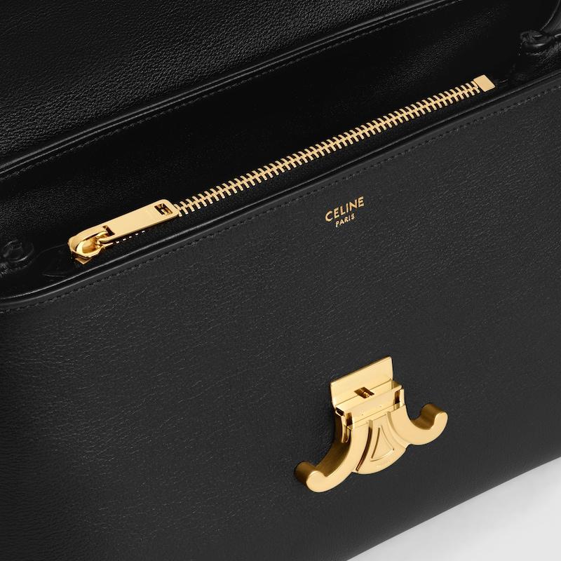Celine BOLSO NINO MEDIANO DE PIEL DE BECERRO FLEXIBLE CON TEXTURA GRANULADA Tienda