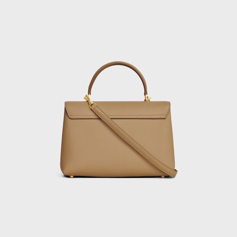 Celine BOLSO NINO MEDIANO DE PIEL DE BECERRO FLEXIBLE CON TEXTURA GRANULADA Liquidación