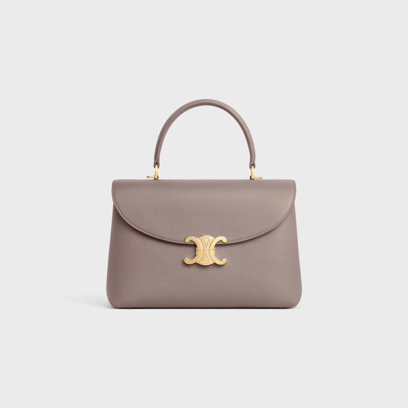 Celine BOLSO NINO MEDIANO DE PIEL DE BECERRO FLEXIBLE CON TEXTURA GRANULADA