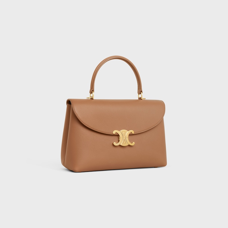 Celine BOLSO NINO MEDIANO DE PIEL DE BECERRO FLEXIBLE CON TEXTURA GRANULADA Precio de fábrica