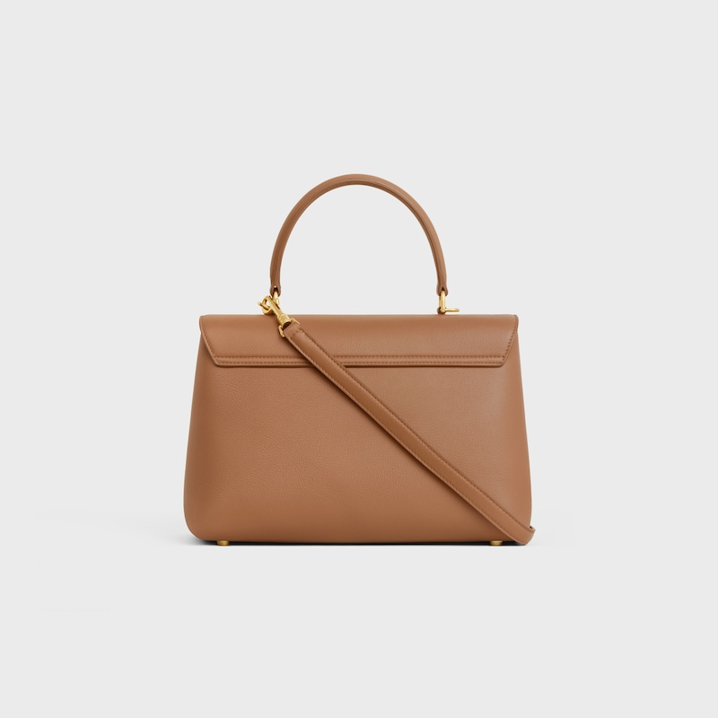 Celine BOLSO NINO MEDIANO DE PIEL DE BECERRO FLEXIBLE CON TEXTURA GRANULADA Precio de fábrica