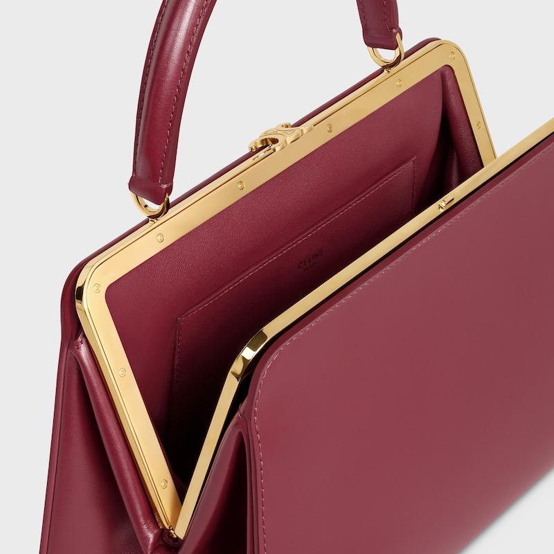 Celine ANTOINETTE CELINE MEDIANO DE PIEL DE BECERRO SATINADA NATURAL Oferta exclusiva