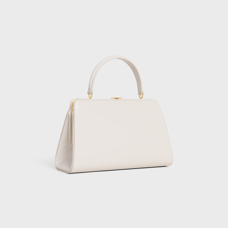 Celine ANTOINETTE CELINE MEDIANO DE PIEL DE BECERRO SATINADA NATURAL Última moda