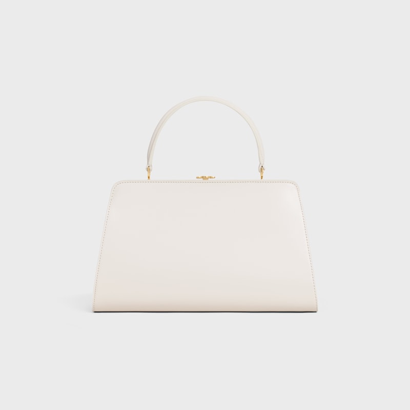 Celine ANTOINETTE CELINE MEDIANO DE PIEL DE BECERRO SATINADA NATURAL Última moda