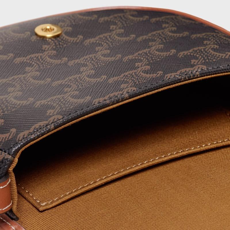 Celine MINIBOLSO BESACE DE LONA TRIOMPHE Y PIEL DE BECERRO En línea