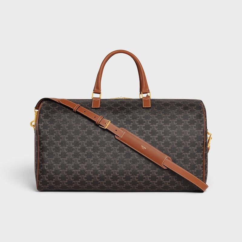 Celine Bolso Voyage grande de lona Triomphe con estampado Celine Ofertas