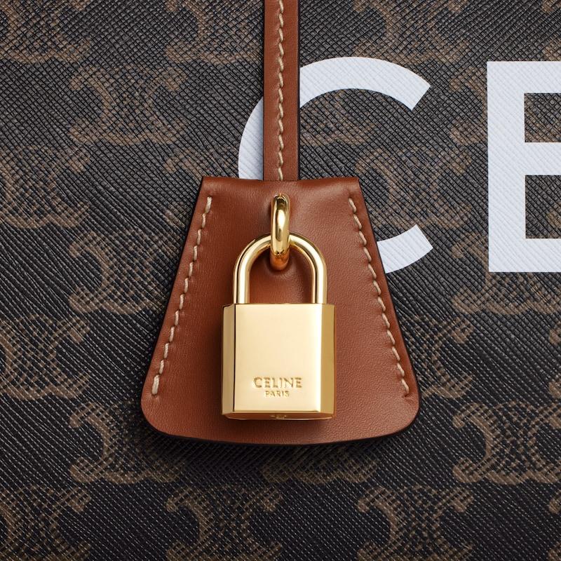 Celine BOLSA DE VIAJE MEDIANA DE LONA TRIOMPHE CON ESTAMPADO CELINE En oferta