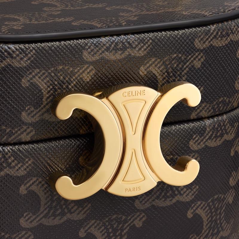Celine BOLSO CAJA OVALADO TRIOMPHE de Piel de becerro y lona Triomphe Rebajas baratas