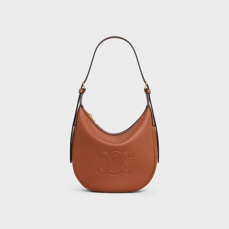 Celine BOLSO HELOÏSE PEQUEÑO DE PIEL TRIOMPHE Y PIEL DE BECERRO FLEXIBLE CON TEXTURA GRANULADA