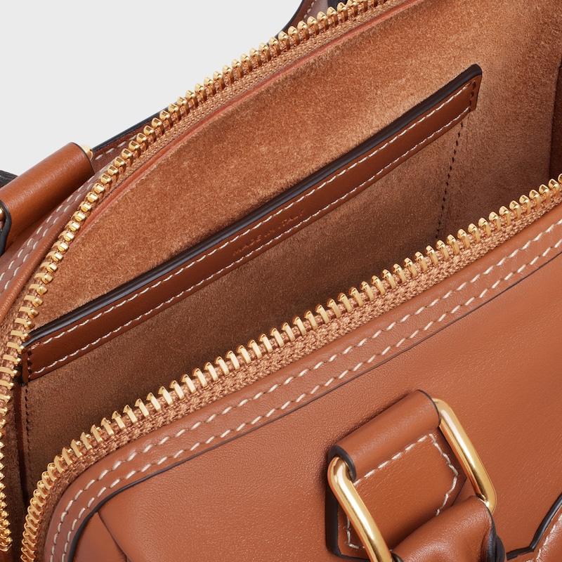 Celine BOLSO BOSTON PEQUEÑO DE PIEL DE BECERRO LISA Rebajas online