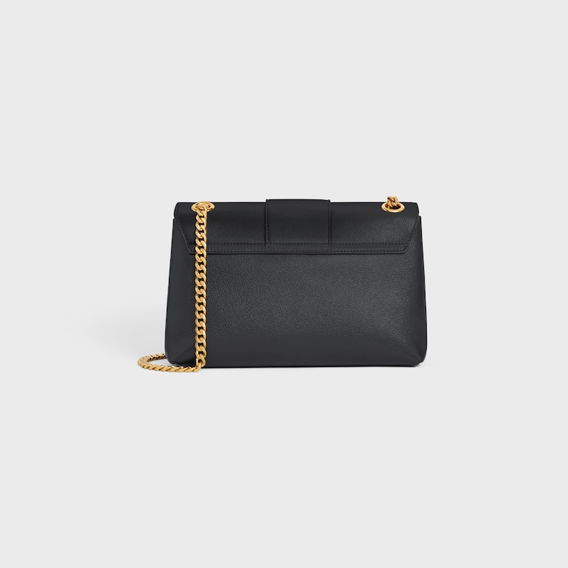 Celine BOLSO VICTOIRE CELINE MEDIANO DE PIEL DE BECERRO FLEXIBLE CON TEXTURA GRANULADA Promoción por tiempo limitado