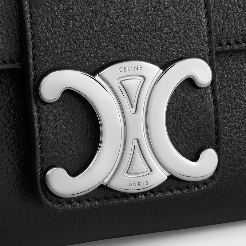 Celine BOLSO VICTOIRE CELINE MEDIANO DE PIEL DE BECERRO FLEXIBLE CON TEXTURA GRANULADA Solo hoy