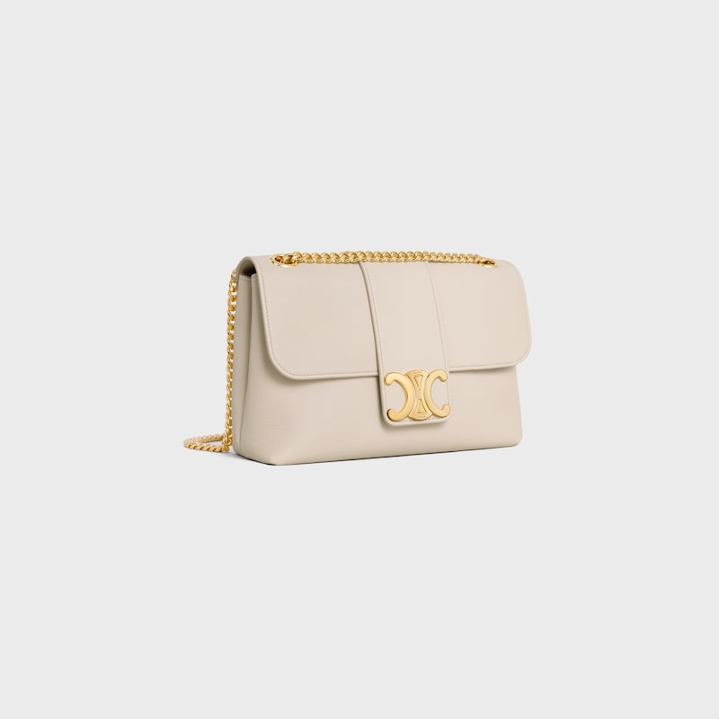 Celine BOLSO VICTOIRE CELINE MEDIANO DE PIEL DE BECERRO FLEXIBLE CON TEXTURA GRANULADA Oferta especial de fábrica