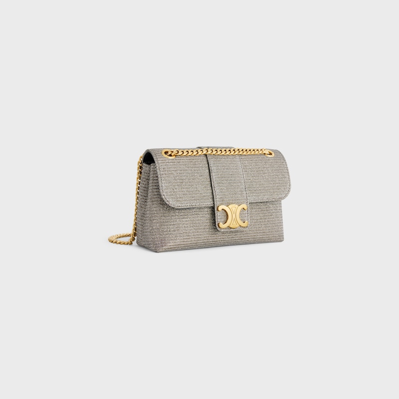 Celine BOLSO TEEN VICTOIRE CELINE DE TEJIDO BRILLANTE Ahorra y exporta