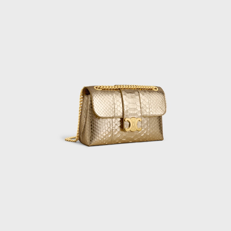 Celine BOLSO TEEN VICTOIRE CELINE DE PIEL DE PITÓN LAMINADA En oferta