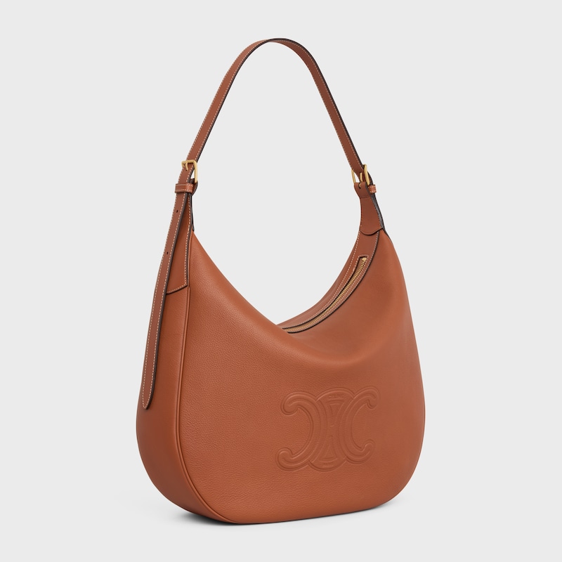Celine BOLSO HELOÏSE GRANDE DE PIEL TRIOMPHE Y PIEL DE BECERRO FLEXIBLE CON TEXTURA GRANULADA Última moda