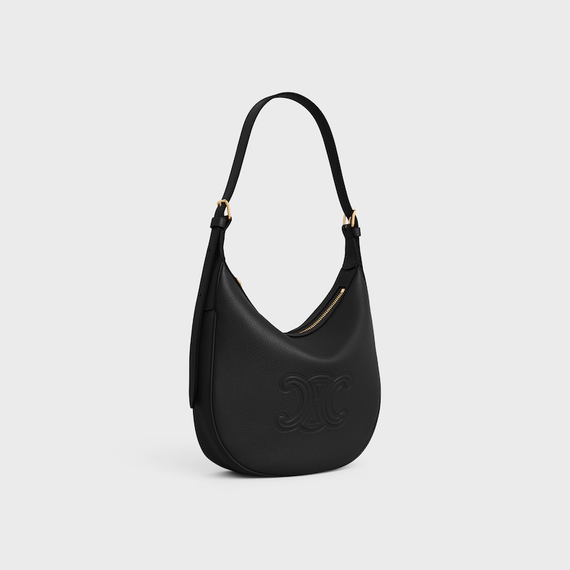 Celine BOLSO HELOÏSE PEQUEÑO DE PIEL TRIOMPHE Y PIEL DE BECERRO FLEXIBLE CON TEXTURA GRANULADA Descuento por venta flash
