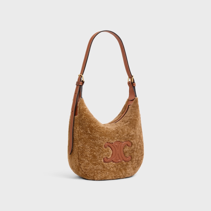 Celine BOLSO HELOÏSE PEQUEÑO DE PIEL TRIOMPHE PIEL DE BORREGO Y PIEL DE BECERRO Ofertas especiales